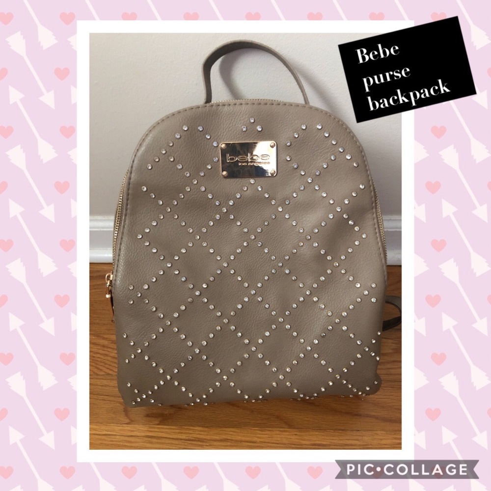 Bebe backpack purse
